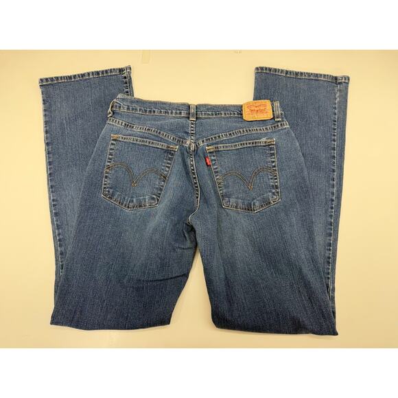 Levis Womens Jeans Size 10 L Nouveau 515 Bootcut Denim Jeans - Picture 6 of 11
